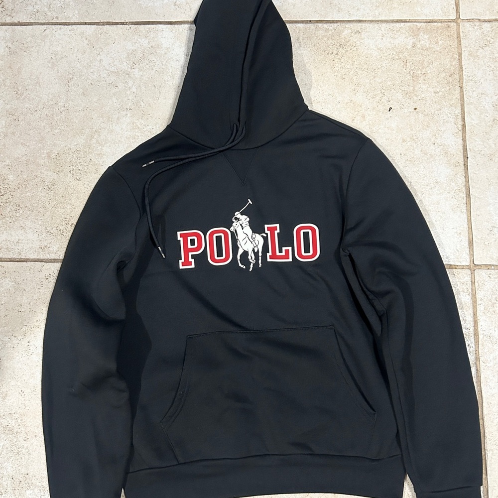 Polo by Ralph Lauren Black and Red Hoodie